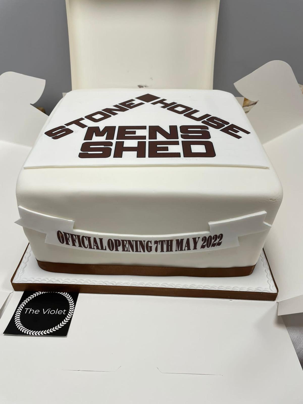 Members socializing at the Men's Shed